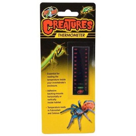 Zoo Med Creatures Thermometer, Black