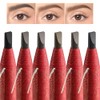6pcs Waterproof Eyebrow Pencil Pull Cord Peel-off Microblading Brow Pencil