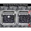 Yolife Pebble Kitchen Sink Mats, PVC Sink Protectors Mat for