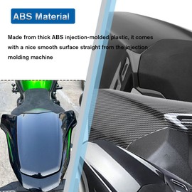 Midimttop Motorcycle for Z900 Z 900 Z-900 2017 2018 2019 2020 2021 2022 2023 2024 Accessories ABS Passenger Rear Seat Cover Trim Tail Section Seat Gugel Parts (Glossy Black)