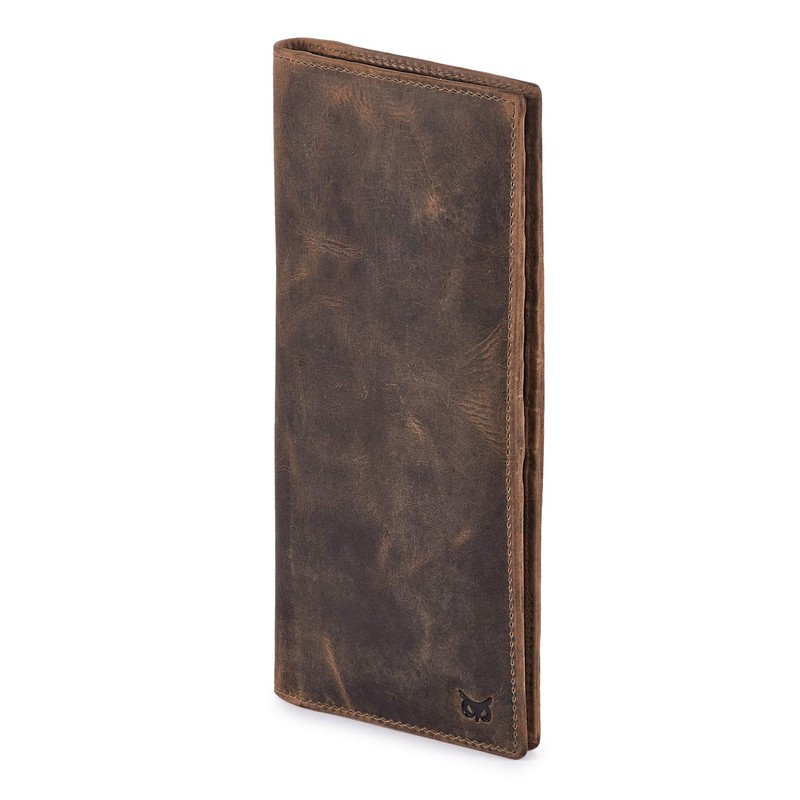 Wise Owl Stylish Bifold Long Slim Wallets - Real Leather