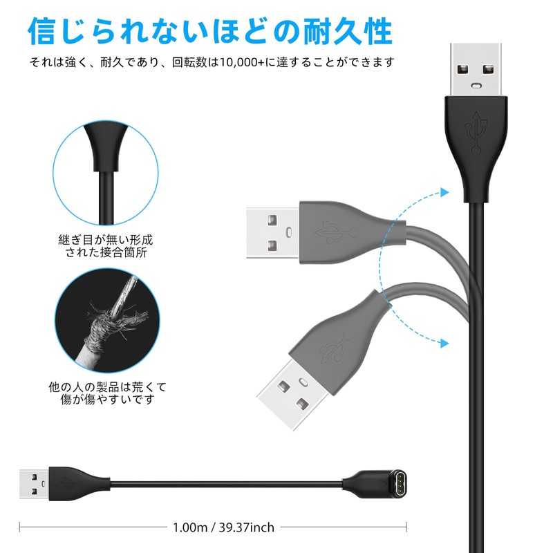 Leizhan 1 x Garmin Charger, 3.3 ft (1 m) +