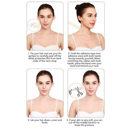 Face Wrinkle Lifting Band, Neck Skin Tightening Tape, Waterproof Plaster for Wrinkle Elimination, Skin Lifting Patches, Skin Tone and Texture Skin Care Plasters for Lifting