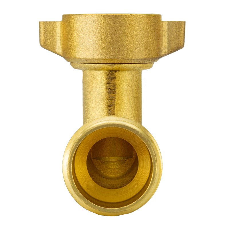RecPro RV Brass Water Pressure Regulator with 90 Degree Fitting