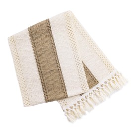 EPCDBBRT 1 Piece Woven Table Runner, Tassel Table Runner, Table Decoration, Home Accessories, Boho Tablecloth, Cotton And Linen Tablecloth
