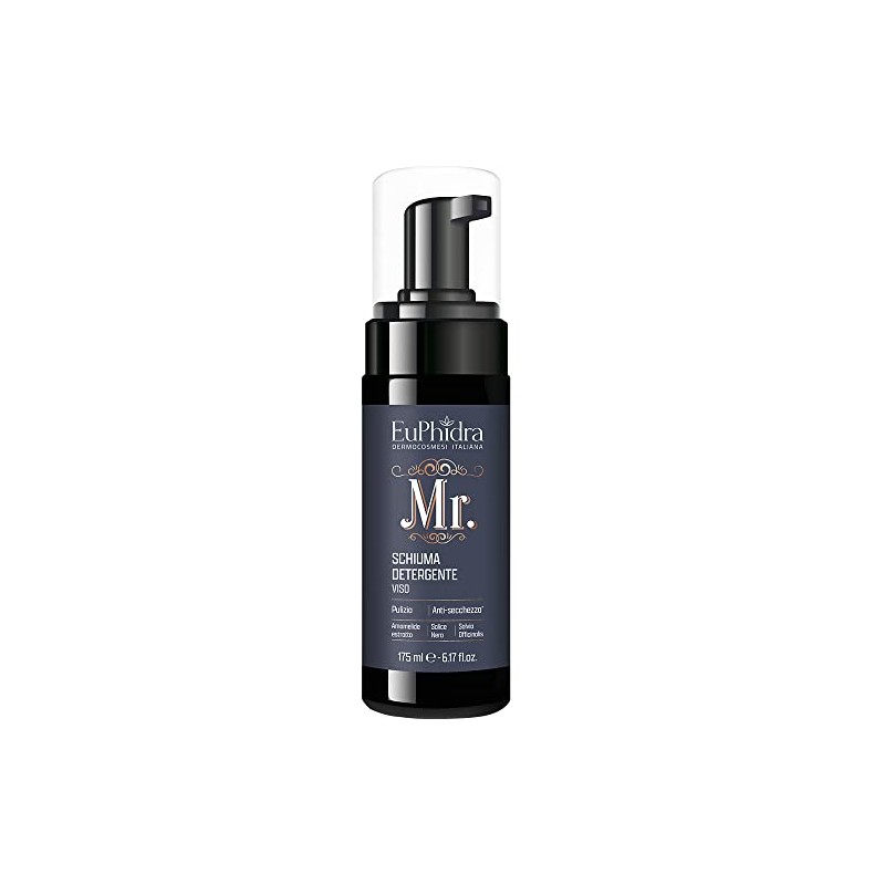 Euphidra Mr. - Schiuma Detergente Viso Uomo Anti Secchezza 175