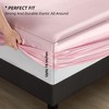 HommxJF 5Pcs Pink Silk Sheets Full Size Satin Sheets Set