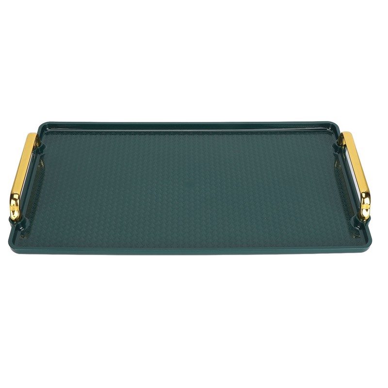 Large Handle Tray Double Ear Plastic Tray Rectangular Stable Multifunctional