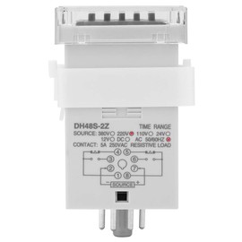 220V 8 Pin Digital Display Relay LCD Digital Timer for Timing Delay Control DH48S-2Z