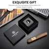 Stainless Steel Cigar Cutter Multifunctional Cigar Cutter with V-shaped Blade