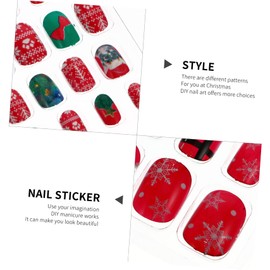 Mikinona 120pcs Girl Fake Nails Press Festive Nail Tips for Boy Girl Easy to Apply Decorative for Parties Themed Events Stylish Eye-catching Manicure Decor Random Style