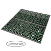DGZZI Rocker Switch Label Decal 120PCS Night Glow Graphic Text