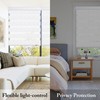Zebra Blinds for Windows, White, 36 in (W) x 72