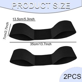 Azlanway Golf Swing Training Aid Band, 2PCS Golf Connection Band, Elastic Posture Corrector Strap Improve Swing Mechanics, Muscle Memory for Beginners Men & Women