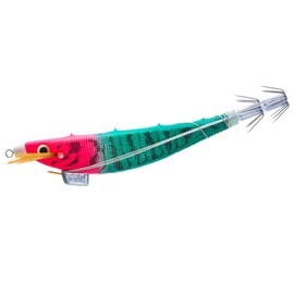 YO-ZURI Sutte: Ebisutte Mini 3.5 inches (90 mm), Luminous Red Green, Bait Winding Scallop