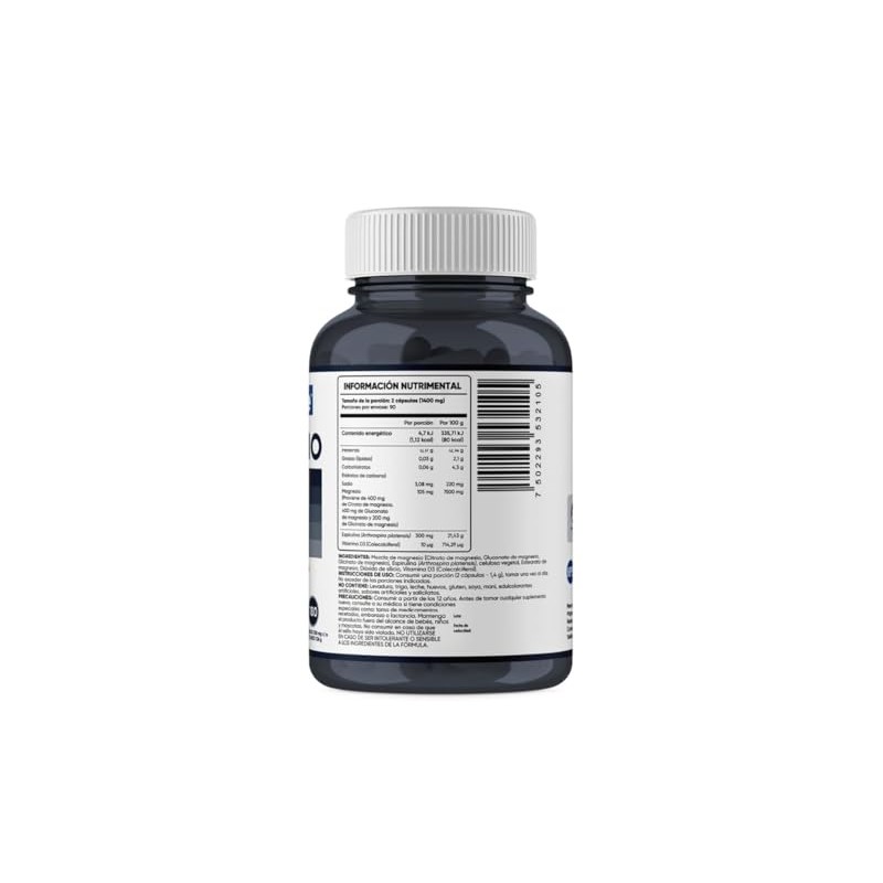 MultiBlue Triple Magnesio con 180 Cápsulas de 700 mg |