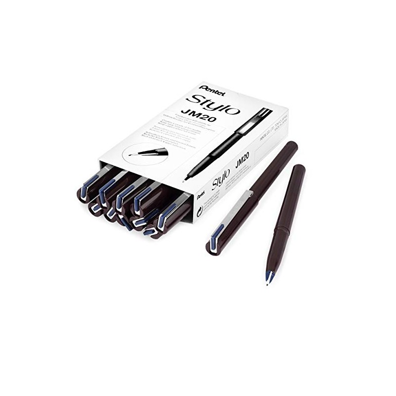 Pentel JM20 Stylo Disposable Fountain Pen – Navy Blue Ink