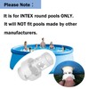 10184 Intex Hose Drain Plug Connector Replacement Intex Round Swimming