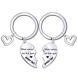 POIUYTRE Geschenk für Damen | Geschenk für Herren | Schlüsselanhänger | Geschenkidee für Paare originell für Valentinstag, Hochzeit, Geburtstag, Weihnachten | Schlüsselanhänger für Damen Herren