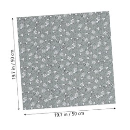 Gadpiparty 7pcs Cotton Fabric Squares Quilt Fabric Squares for DIY Patchwork Floral Pattern Quilting Materials
