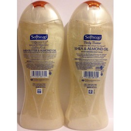 Softsoap Ultra Rich Shea Butter and Almond Oil Moisturizing Body Wash 15 oz (Pack of 4)