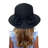 Jastore Little Kids Girls Boys Summer Straw Sun Hat Wide