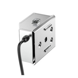 Onlyfire BRMA102 Heavy Duty Stainless Steel Rotisserie Motor BBQ Gas Grill Electric Main Spit Motor, UK 3 Pins Plug,1.5meter