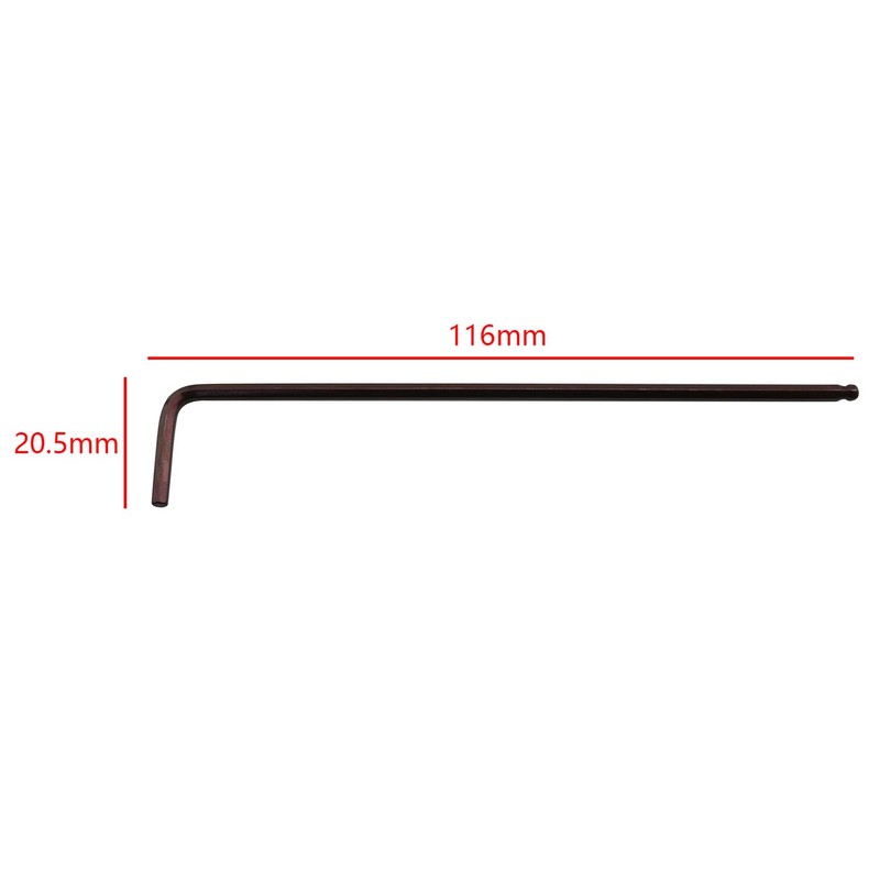 YHXiXi 2PCS 2.5mm L Shaped Long Arm Repairing Tool Ball