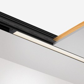 SCON LED Dimmable/Non-Dimmable Magnetic Rail Light System Floodlight, 24 V 15 W Linear Light Interior Lighting Black Modern Wireless Flush Mounting (3000 K / 4000 K / 5000 K)