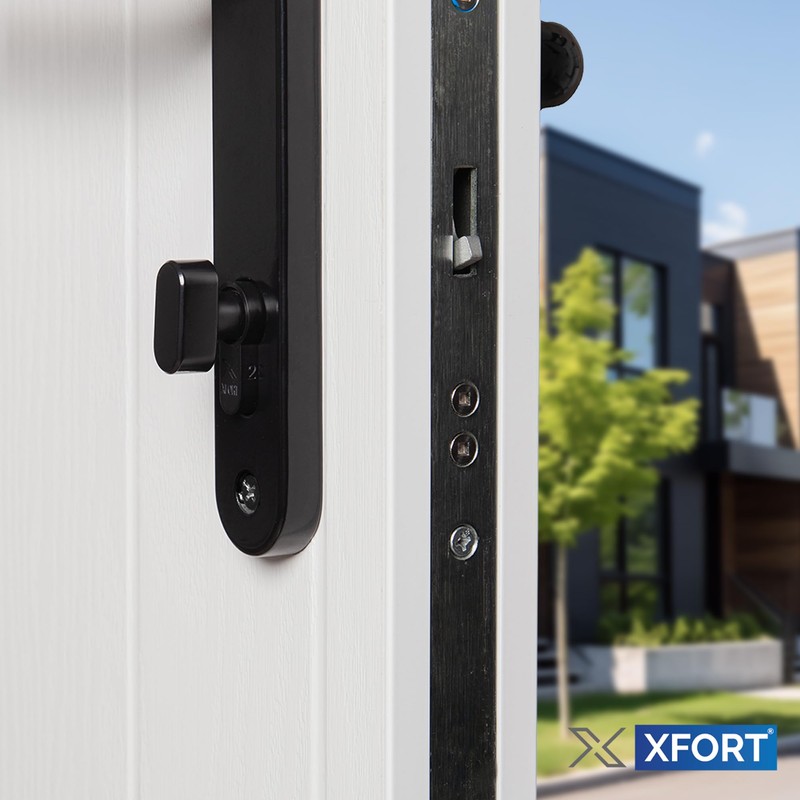 XFORT Matt Black Euro Cylinder Lock 50/40T (90mm), Door Barrel