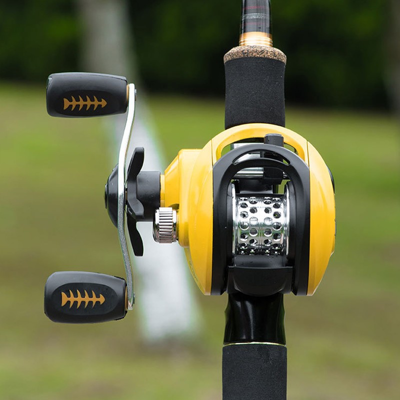 LE3000 Baitcasting Reel Left/Right Hand Metal Wheel Fishing Accessory Magnetic