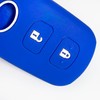 2-pcs Click&Fit Silicone Key Fob Covers for 1998-2008 Toyota Camry