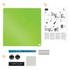 Quartet Magnetic Dry Erase Square Tile Green 360mm x 360mm
