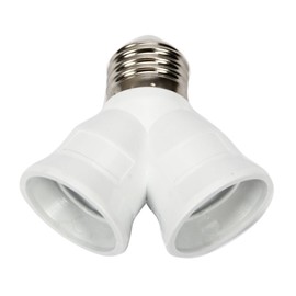 YI LIGHTING - E26/E27 Socket Splitter Use for E26/E27 Standard Base Bulbs Medium Socket (2 in 1)