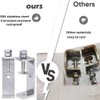 Nudiuhis Metal C Clamp Woodworking C Clamp with Wide Jaw
