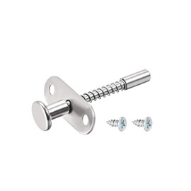sourcing map Plunger Latches Spring-Loaded Stainless Steel 7mm Dia Head 6mm Dia Spring 70mm Total Length