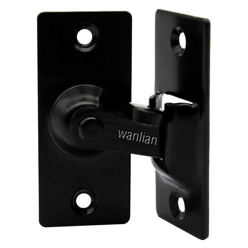 Door Hasp Latch 90 Degree, Stainless Steel Safety Angle Locking