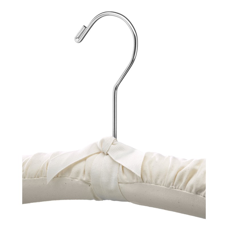 Whitmor Canvas Padded Hanger Shirt / Blouse Hangers, Set of