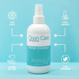 Clean Care Solutions Facial Cleanse Hypochlorous Misting Spray for Face & Body, Refresh and Soothe Irritation and Inflammation while clearing Acne