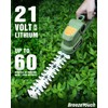 Breeze Touch 21v Cordless Hedge Trimmer, Electric Bush Shear &