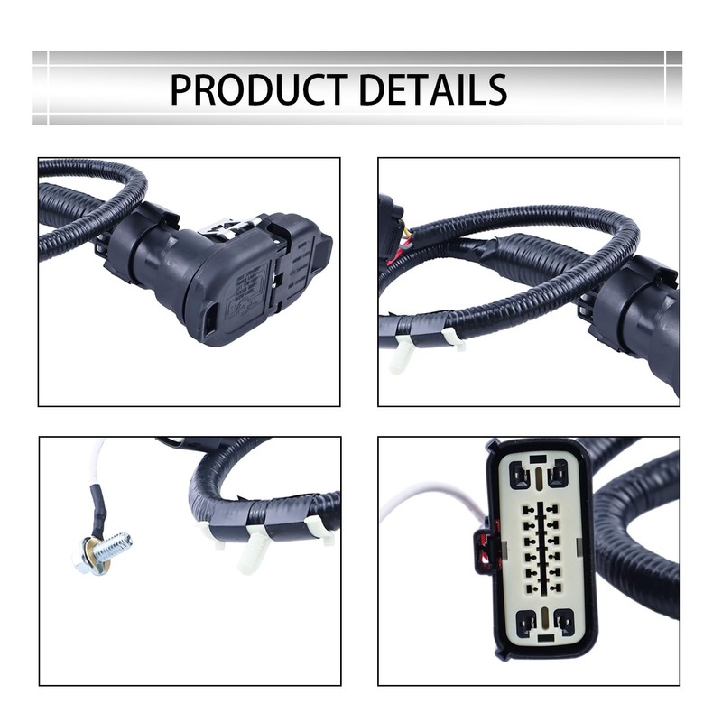 Holdia Trailer Tow Hitch Bar Wire Harness 9L3Z15A416A 7-Pin Compatible