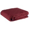 Martex Full/Queen Size Coverlet, Red/Navy Blue