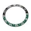 38mm Diameter GMT Watch Bezel Insert Ring Black Green Base