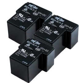 (Pack 3) Song Chuan 832A-1A-F-S Relay 30 A SPST (1 Form A) 12 VDC