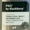 Incipio Octane Pure Blackberry PRIV Impact Absorbing Case Translucent Gray