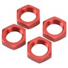 4 Pcs 24mm Wheel Hex Hub Nut Aluminum Alloy High