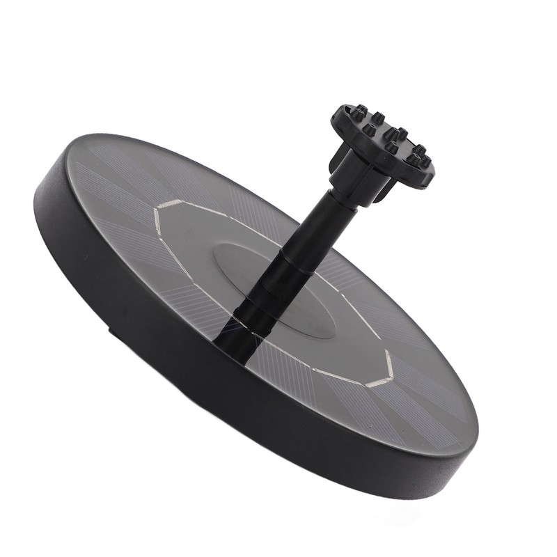 Solar Water Pump 1W 130mm Solar Panel Fountain Pump 30‑50cm