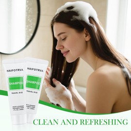 HAIFOTRVA Travel Size Shampoo Bulk Pack of 100,Individually Wrapped Small Size Hotel Shampoo Supplies 30ml/1 fl oz Portable Toiletries Amenities Bulk for Guests,Travel,Homeless,Charity