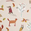 Prestigious Textiles Decorative Fabric Cotton Herbie Butterscotch Forest Animals Beige