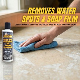 DUCKY PRODUCTS Water Spot Remover for Stone Surfaces: Cleaner for Natural Stone, Granite & Plumbing Fixtures, 8 oz